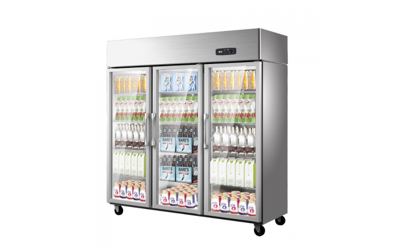 展示柜單門大二門三門飲料陳列柜冷藏保鮮3開門商用立式冰柜